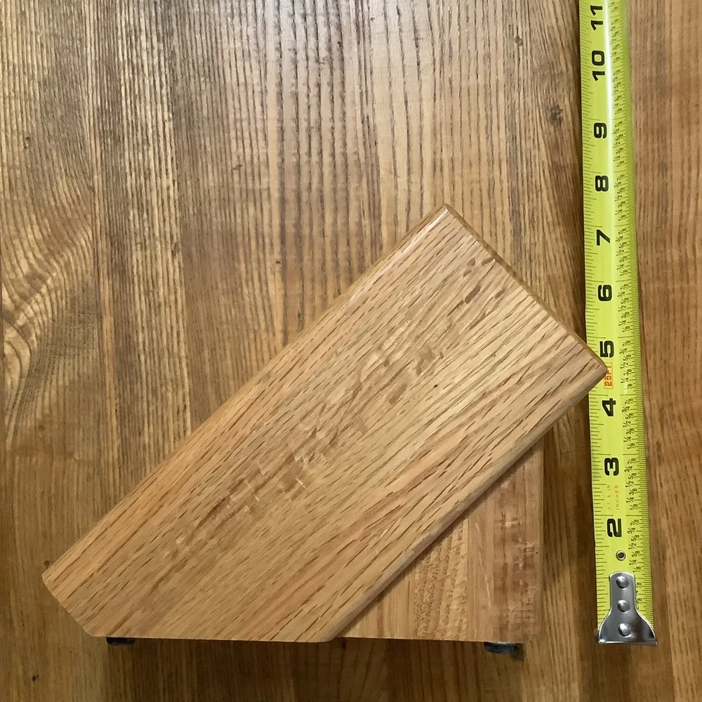 Cutco Wooden Knife Block 5 slots Made in USA
